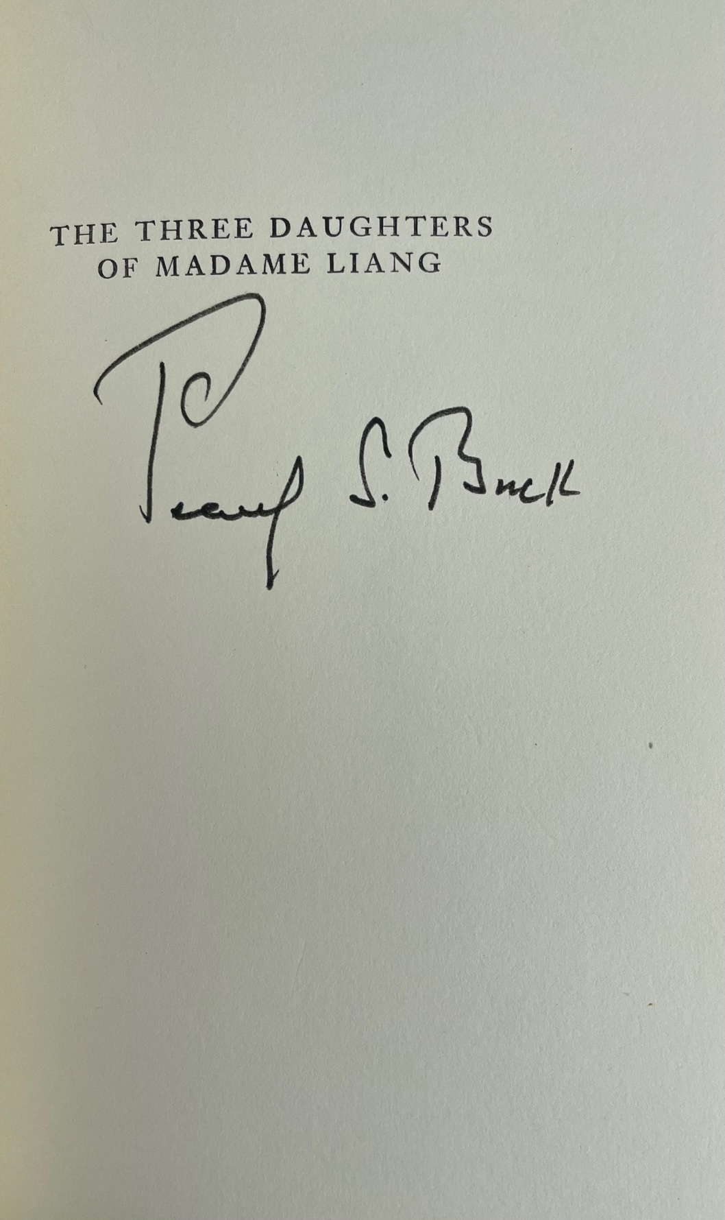 The Three Daughters Of Madame Liang (Signed)