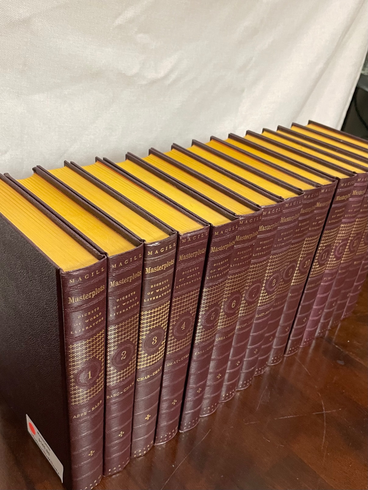 Masterplots Digests of World Literature newest 15 Volume Set, 1964 Publication 15 Volume Literature Digest Set, Edited by Frank Magill